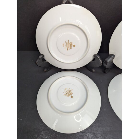 Mikasa Fine China Eclipse Piazza 57B1-B Saucer 5 3/4" Narumi Japan Set of 4 - Picture 7 of 10
